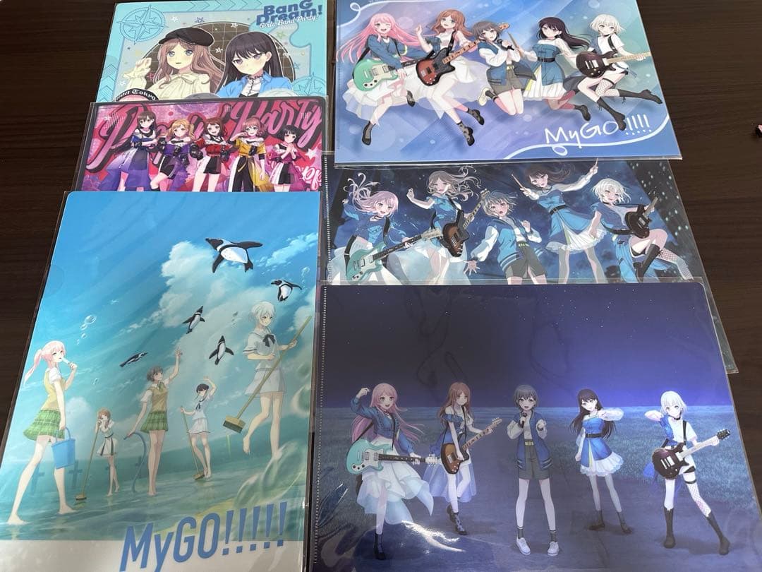 MyGO!!!!! クリアファイルまとめ売り+チケットホルダー