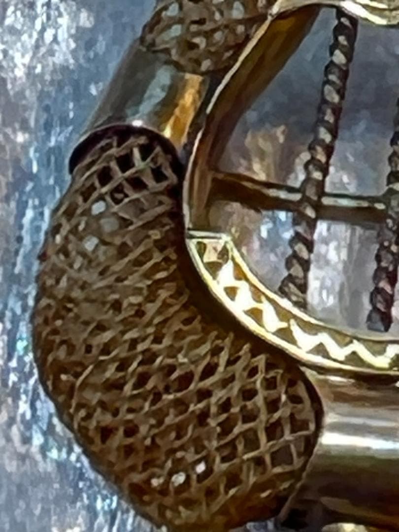 モーニングジュエリー　ヘヤーアクセサリー　ゴールド12ct