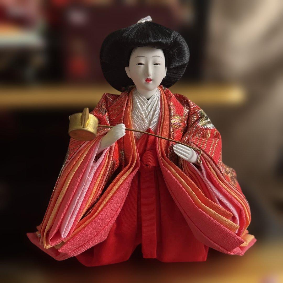 ★人形の秀月・美品★ひな人形 三段飾り（取扱説明書付き）