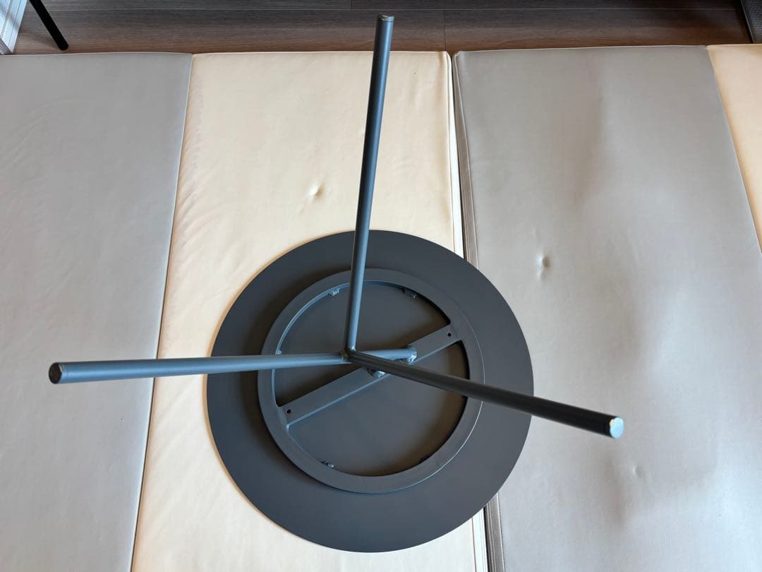 ACTUS アクタス LUNAグレー 円形サイドテーブル