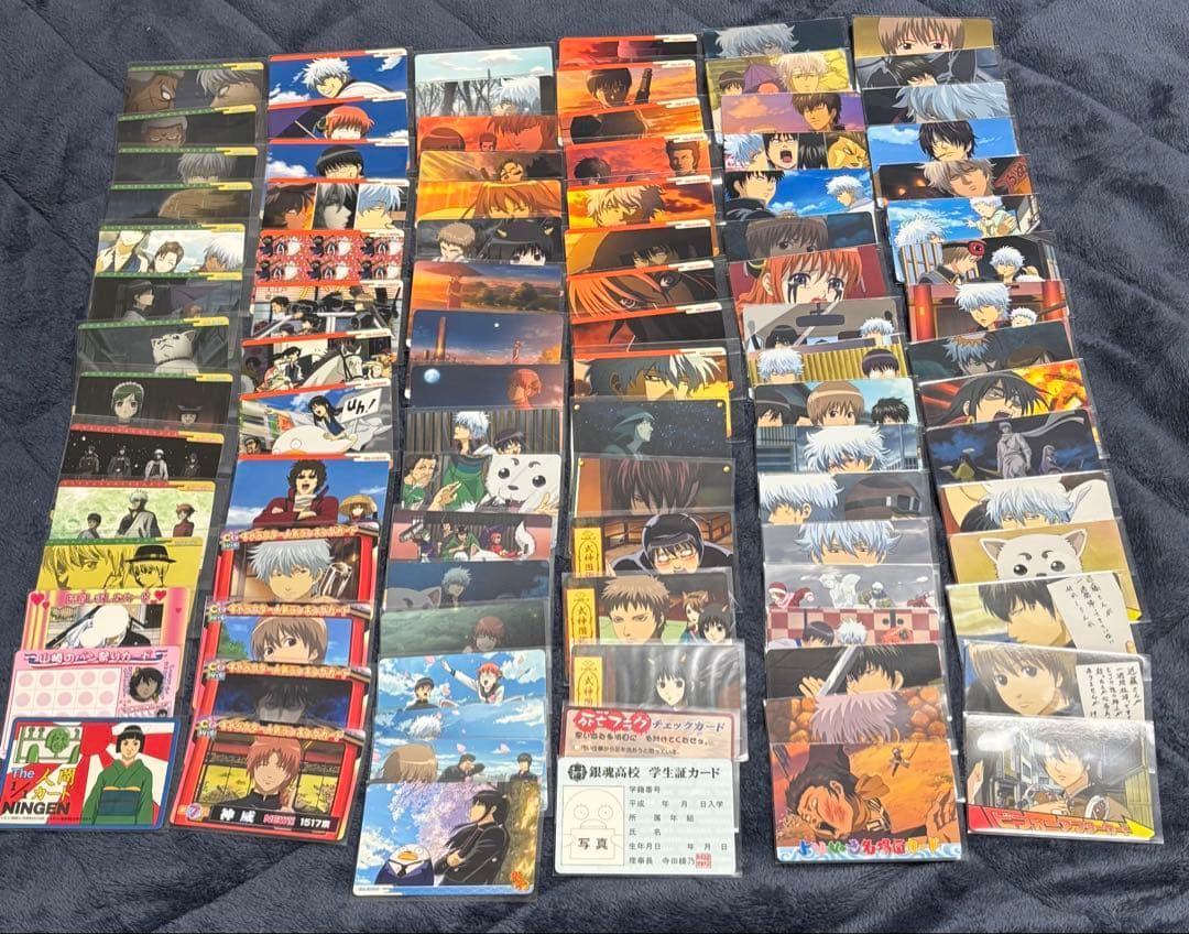 銀魂 クリアカード カードガム ウエハースカード まとめ売り【515枚】