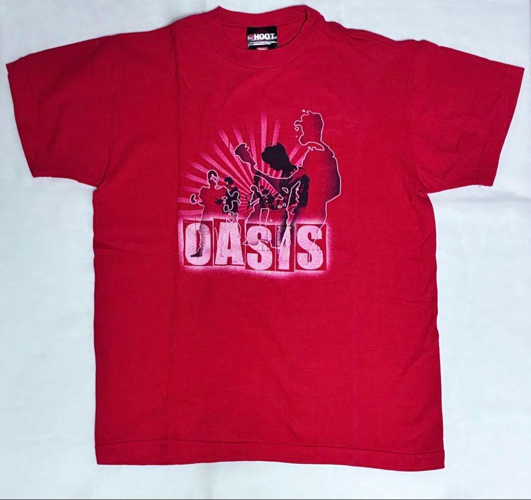 ビンテージ 2005 オアシス oasis Tシャツ 赤