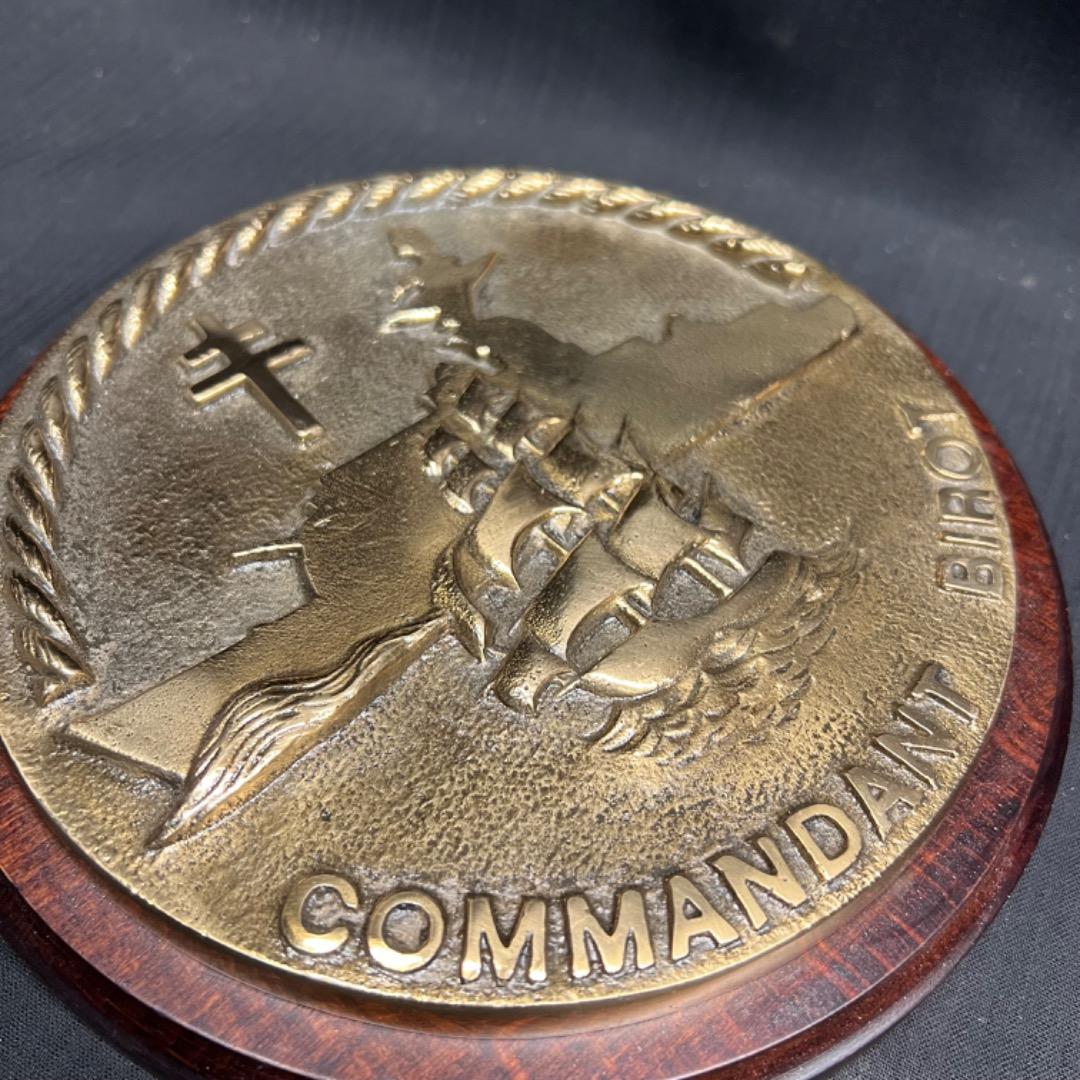 〇Kb右1024 コマンダン・ビロ フランス海軍 壁掛け など 3点まとめ