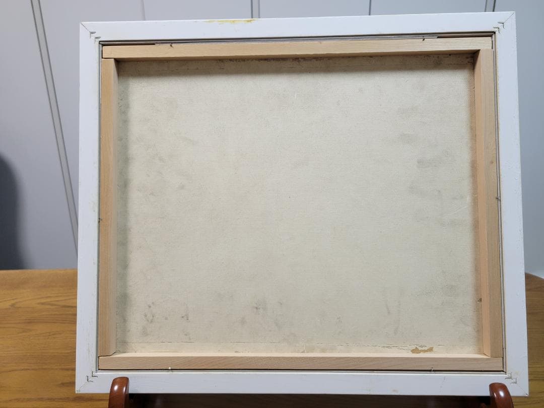 油彩画　高間惣七　『ヨット』　F８号