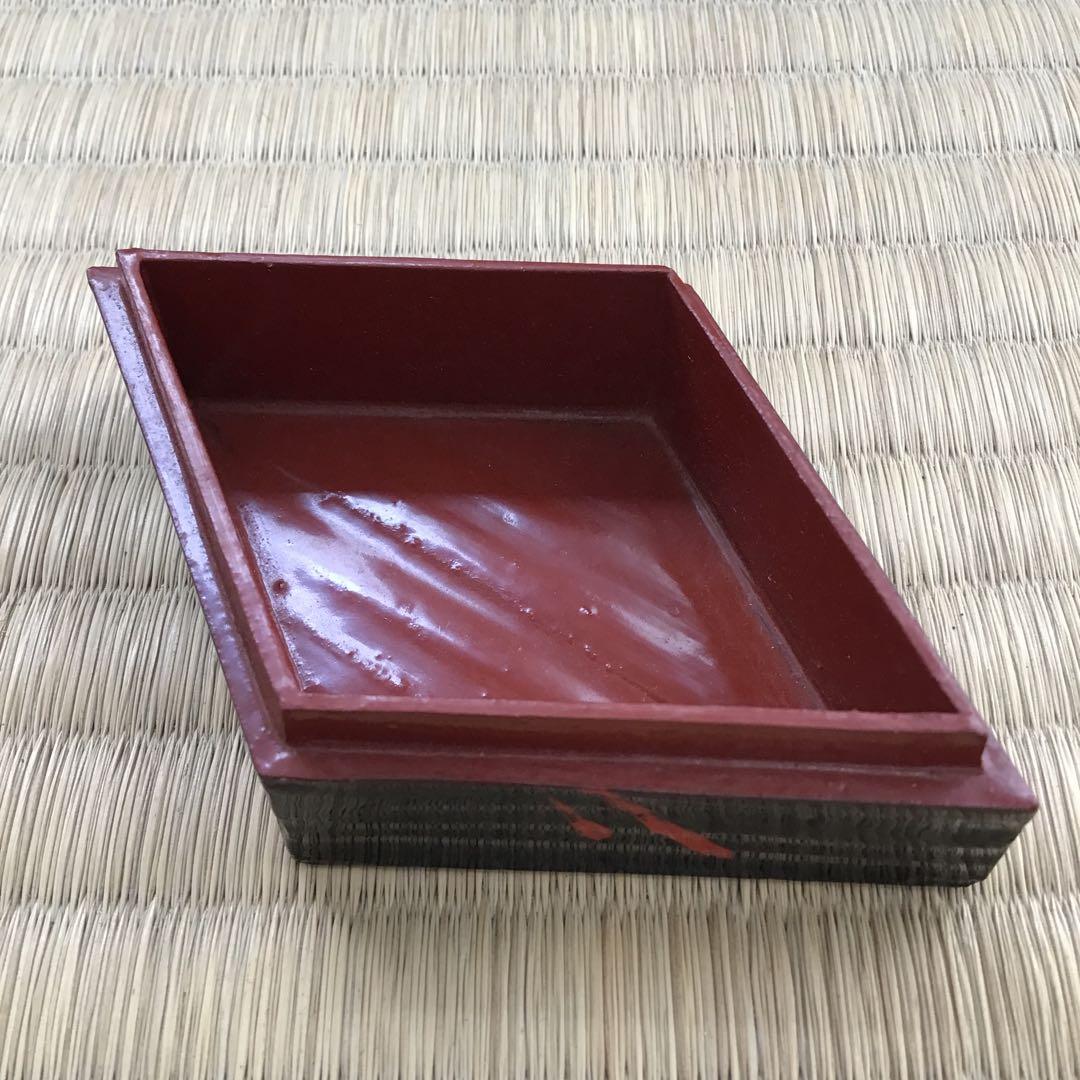 骨董品　茶道具　香合　トキン香合　中村楽山作　共箱紐片方欠損　S82KG