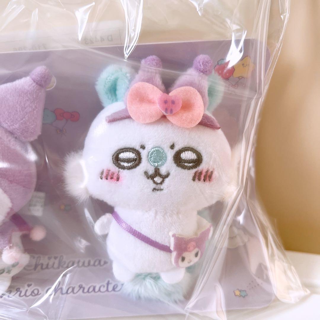 【ゆうゆう】ちいかわ　モモンガ　サンリオ　クロミ　ペアブローチ
