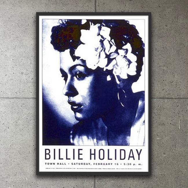 額装品/タウン ホール ニューヨーク1946/ビリーホリデー/アートポスター
