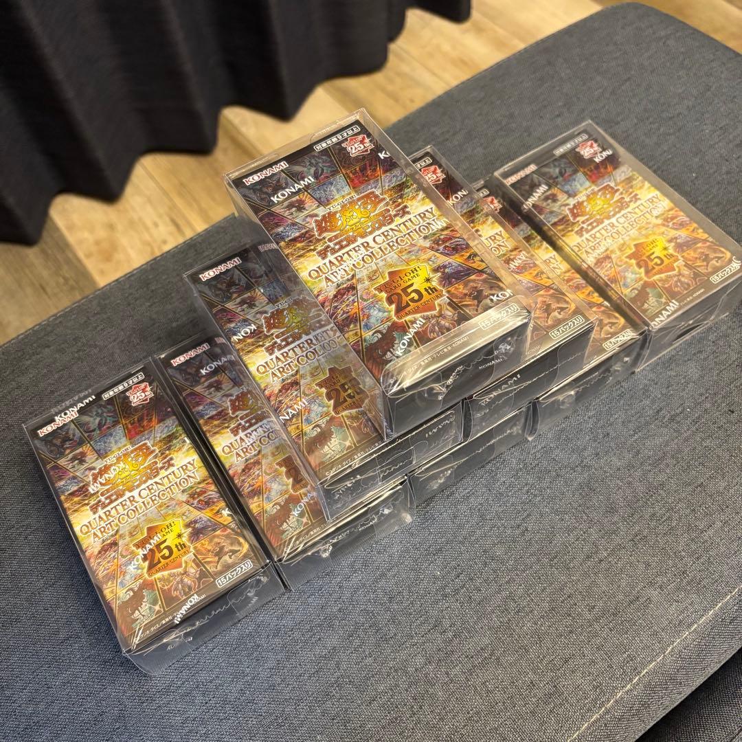 遊戯王 クォーターセンチュリーアートコレクション 8BOX シュリンク付き