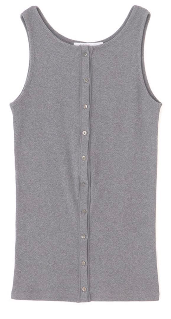 【新品タグ付】etre tokyoフロントオープンタンクトップ