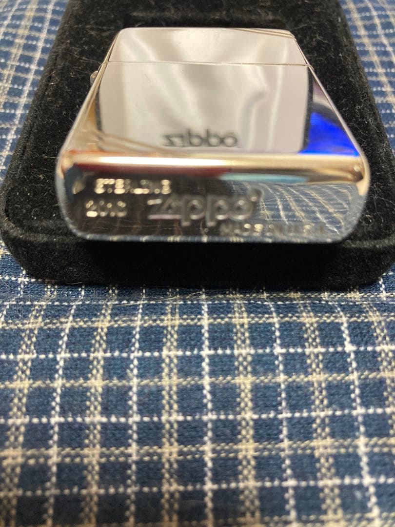 Zippo スターリングシルバー　ダイアゴナルライン Zippo