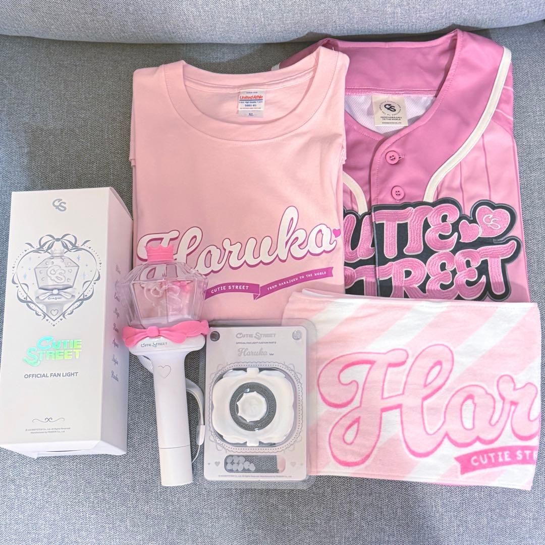 CUTIE STREETきゅーすと 桜庭遥花 ユニフォーム ペンライト タオル