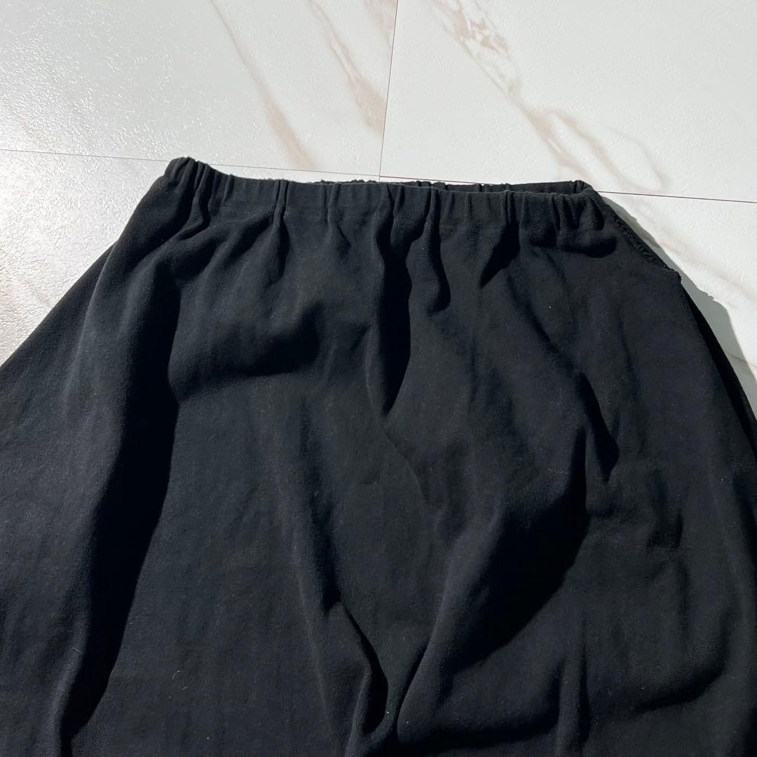 入手困難✨ イッセイミヤケ サルエルパンツ 切りデザイン コットン素材 黒色