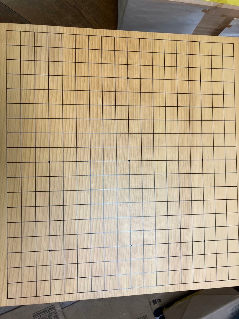 囲碁盤　脚付　本榧　天柾