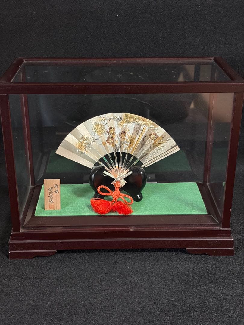 伝統工芸士・武比古氏による純銀製の扇子