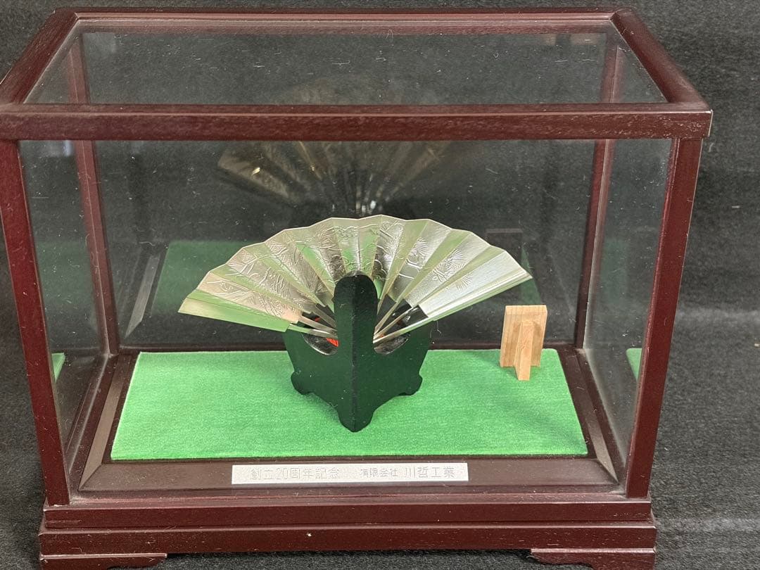 伝統工芸士・武比古氏による純銀製の扇子