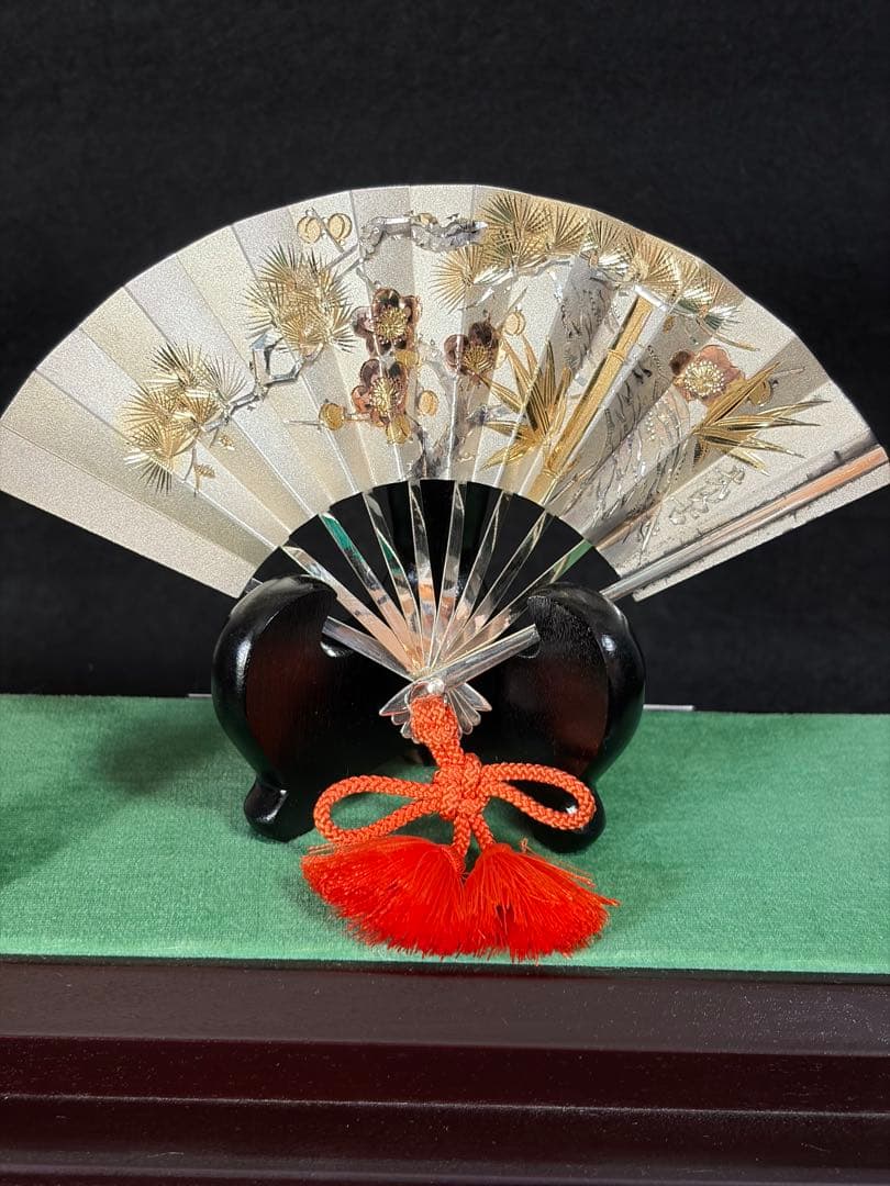 伝統工芸士・武比古氏による純銀製の扇子