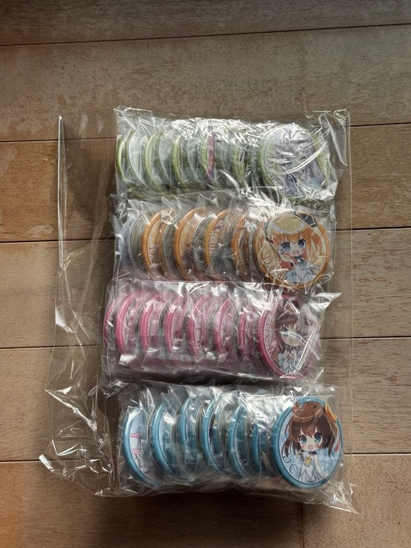 D.C. super live 2 描き下ろしちびキャラ 缶バッジ コンプ