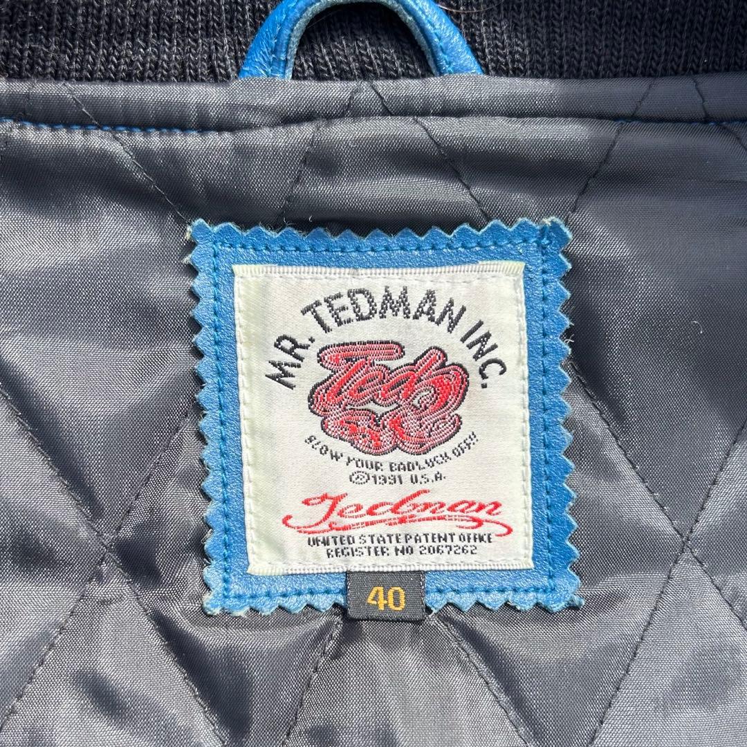 専用！500着限定 TEDMAN テッドマン オールレザー 刺繍 スタジャン