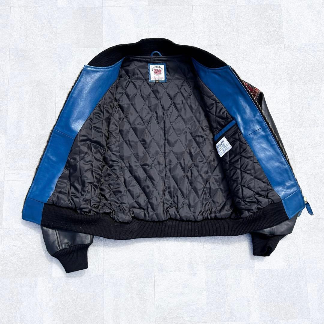 専用！500着限定 TEDMAN テッドマン オールレザー 刺繍 スタジャン