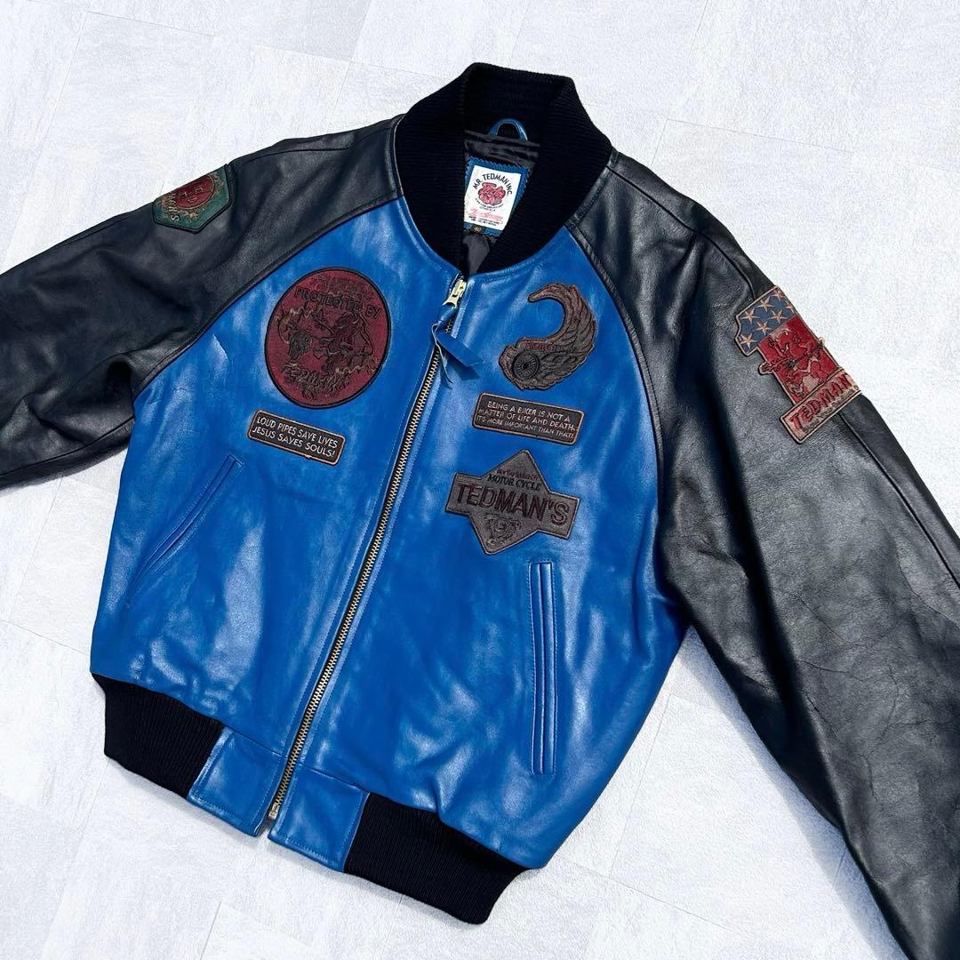 専用！500着限定 TEDMAN テッドマン オールレザー 刺繍 スタジャン