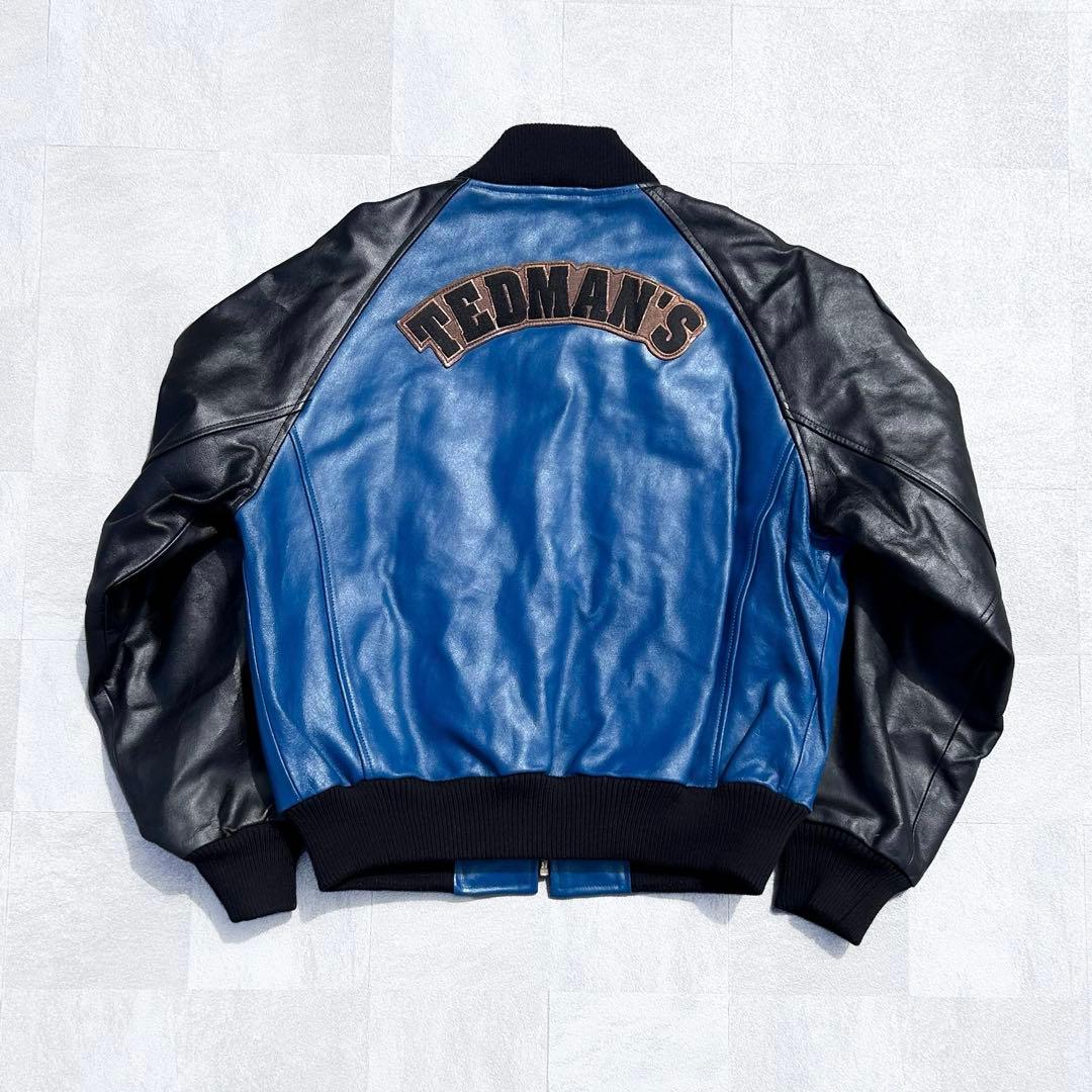 専用！500着限定 TEDMAN テッドマン オールレザー 刺繍 スタジャン