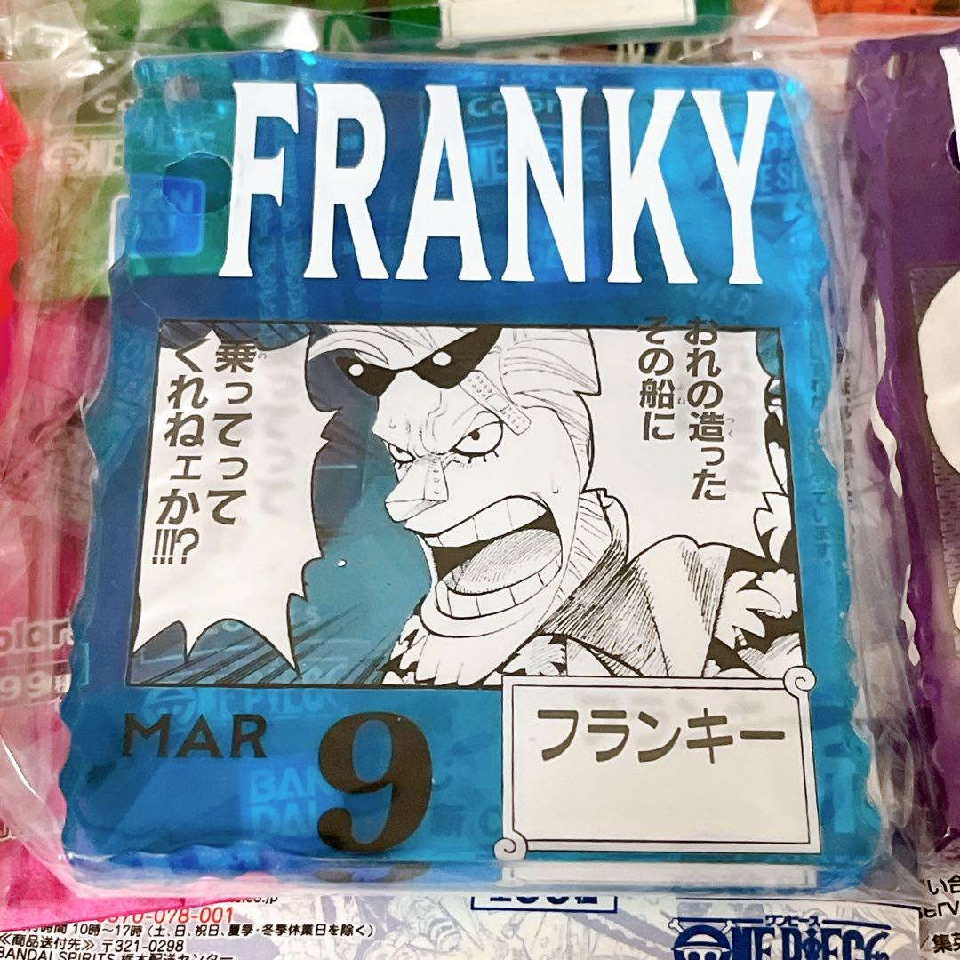 ワンピース　ベースショップくじ　アクリルブロック　麦わらの一味　10種類セット