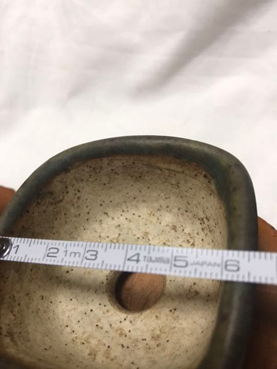 盆栽鉢　時代希少正山ミニ盆栽鉢小品盆栽鉢山野草鉢お洒落な植木鉢懸崖鉢マーブル梨地