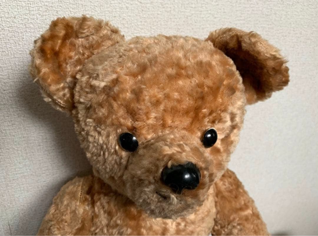 テディベアイギリスアンティーク茶色いクマのぬいぐるみ 約47㎝