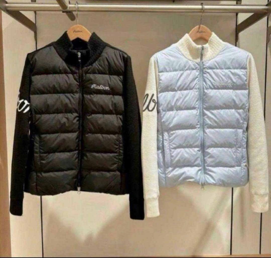 Malbon マルボンゴルフ ウェアレディース ダウンジャケット トップス　黒