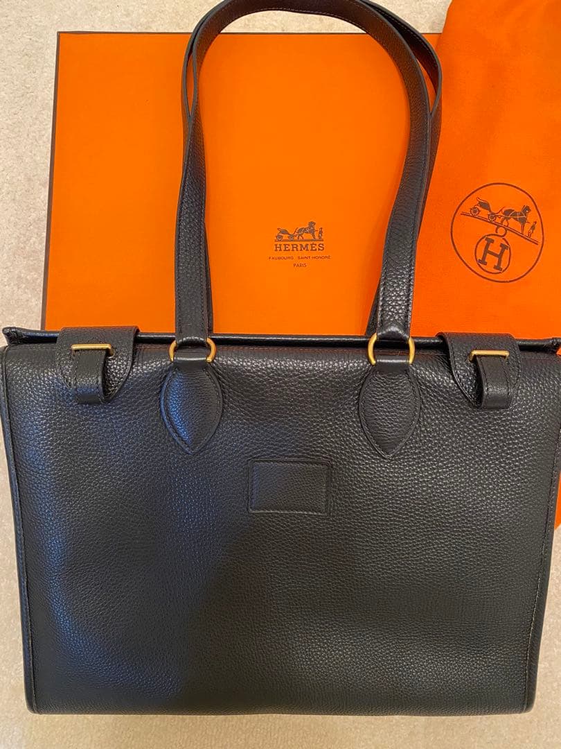 SOELyLARG⭐︎エルメス⭐︎カバ35⭐︎ショルダーバッグ ⭐︎ブラック