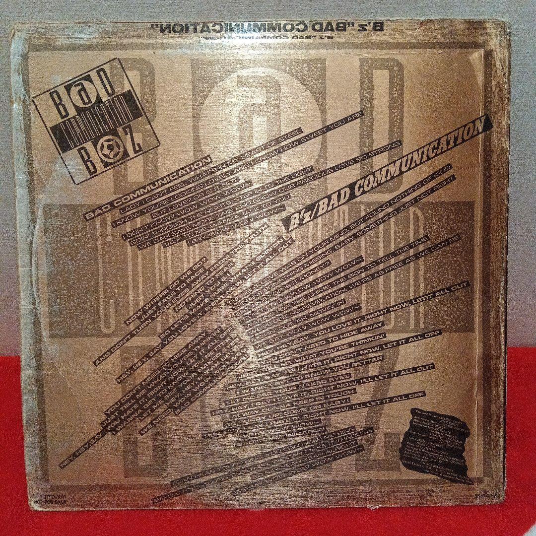 Ｂ’z BAD COMMUNICATION アナログレコード　12インチ