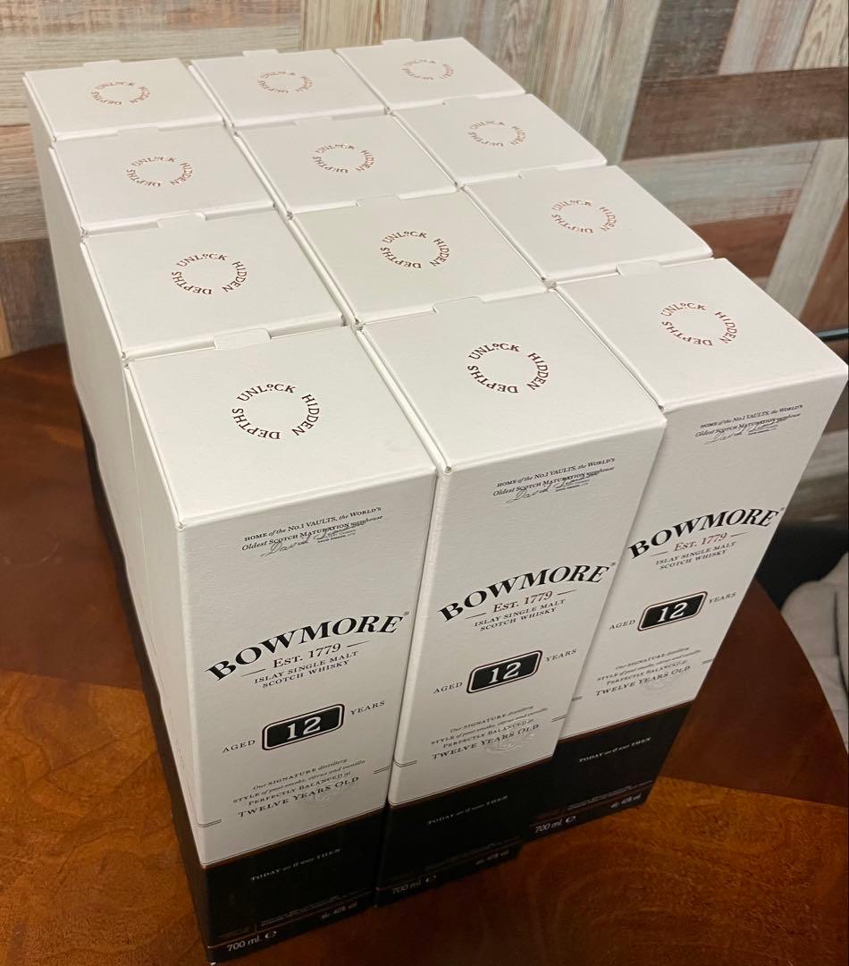 正規品　BOWMORE ボウモア12年12本
