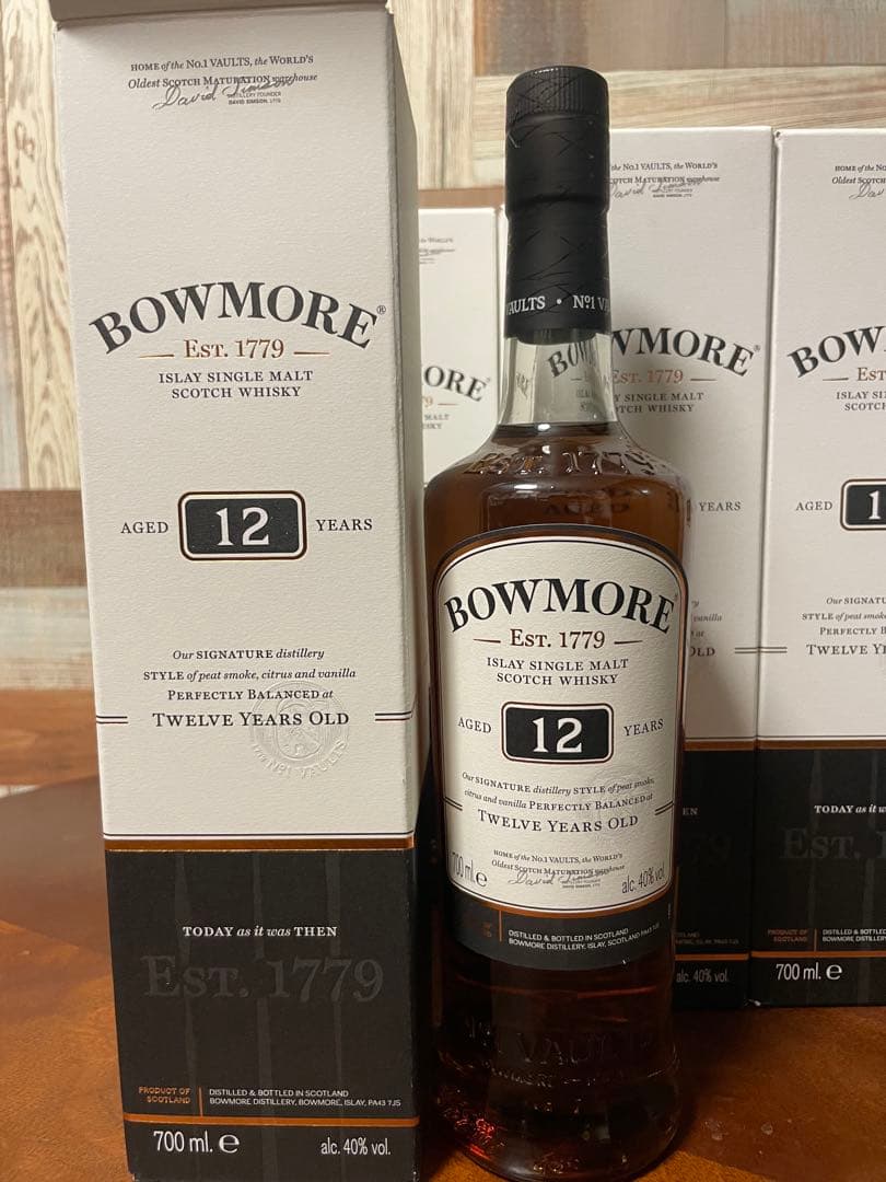 正規品　BOWMORE ボウモア12年12本