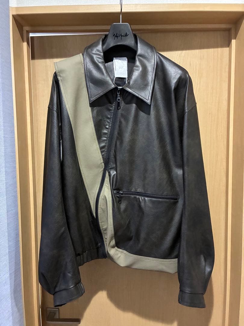 NUTEMPEROR フェイクレザージャケット