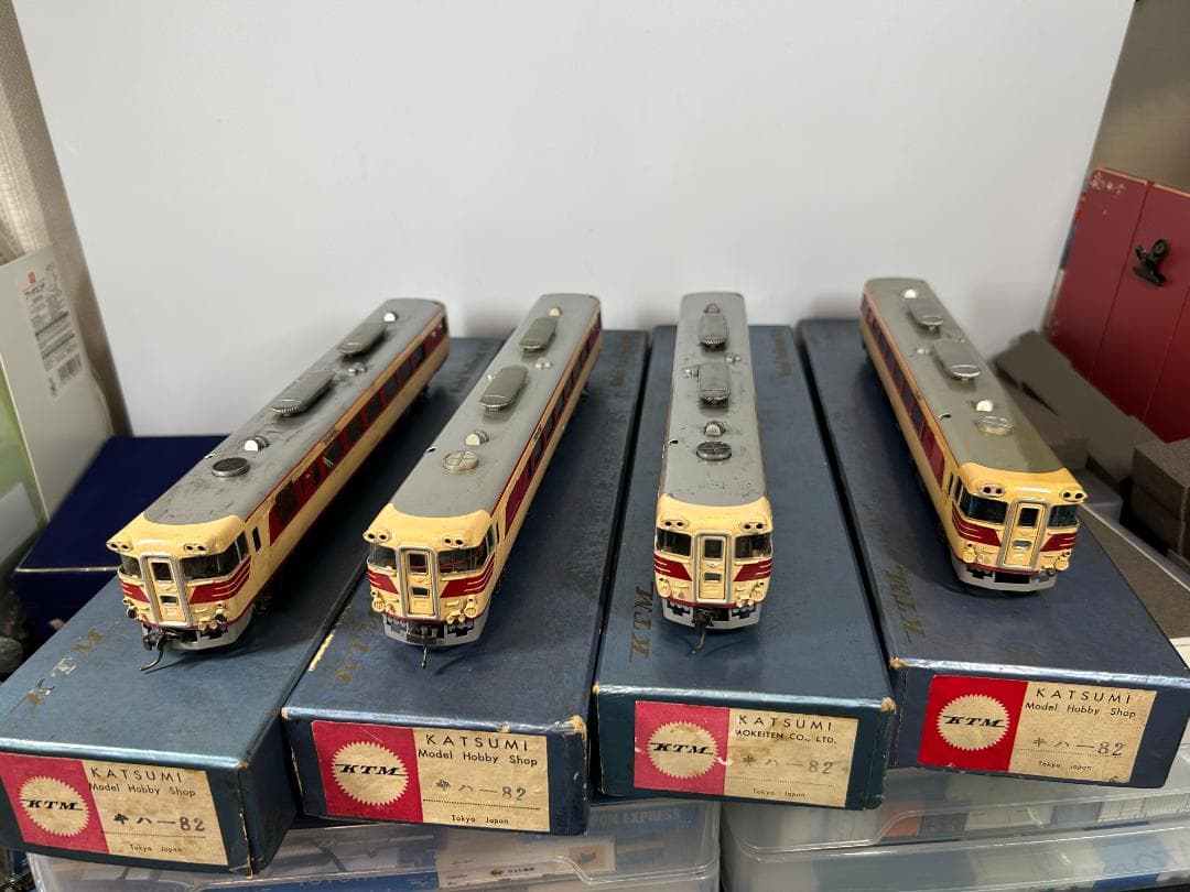 カツミ キハ82系 状態やや不良12両+不良2両 14両セット 残パーツあり