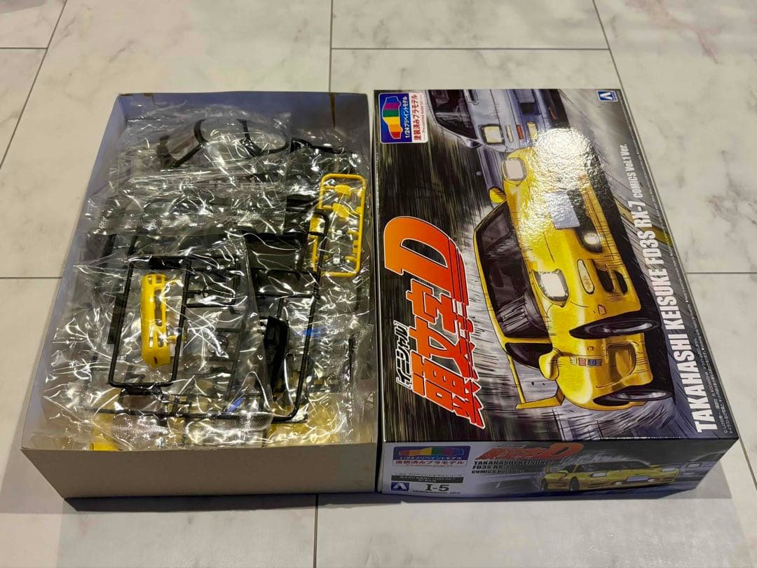 アオシマ　1/24 プリペイントモデル　頭文字D 5台セット
