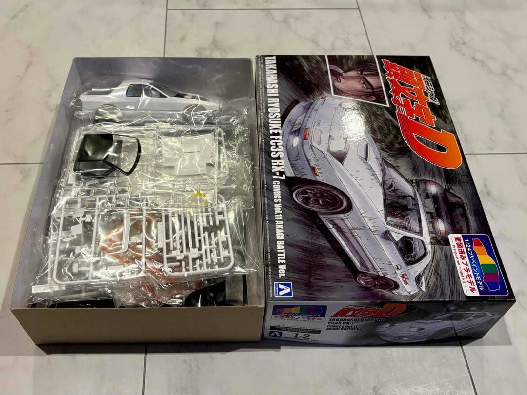 アオシマ　1/24 プリペイントモデル　頭文字D 5台セット