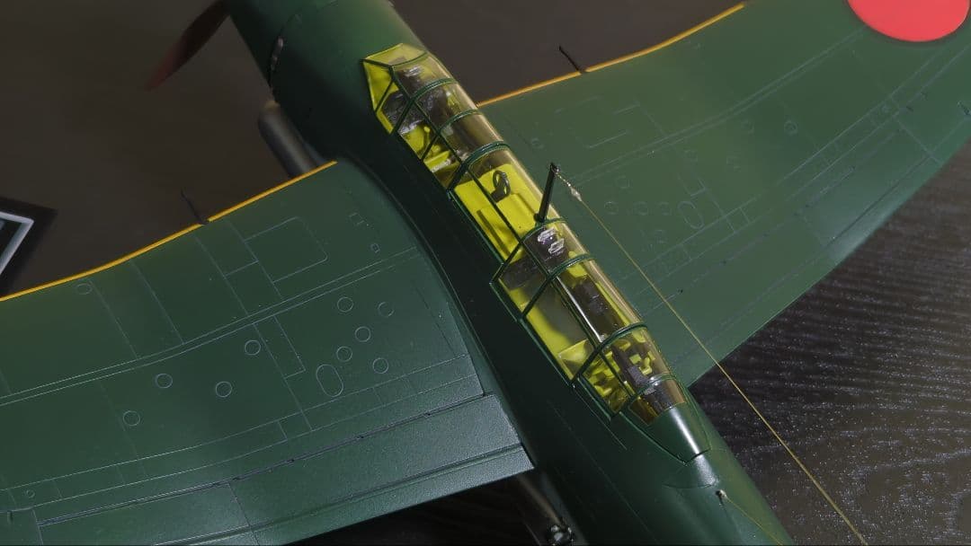 【プラモデル完成品】ハセガワ1/48日本海軍_流星改