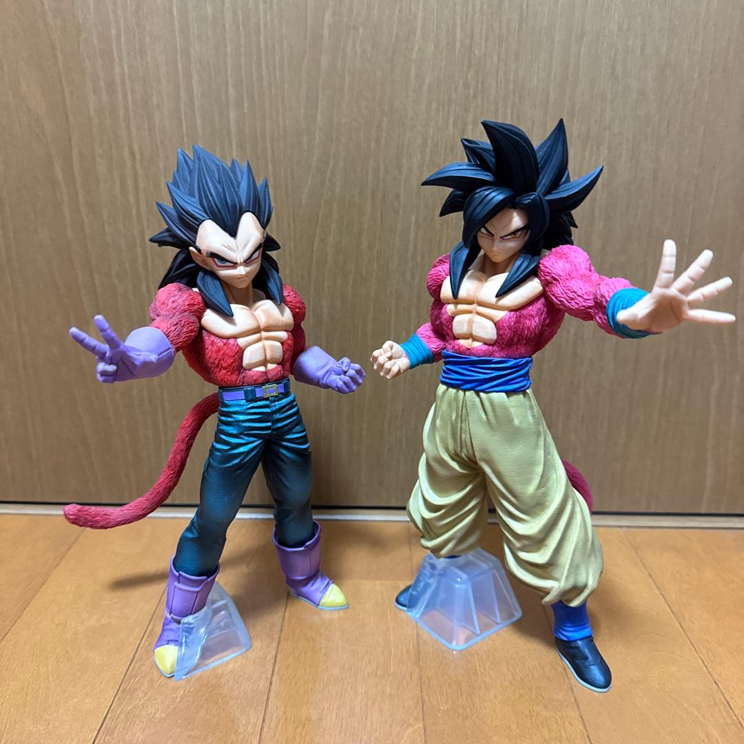 ドラゴンボール 一番くじ フィギュア 悟空 ベジータ 超サイヤ人4 GT