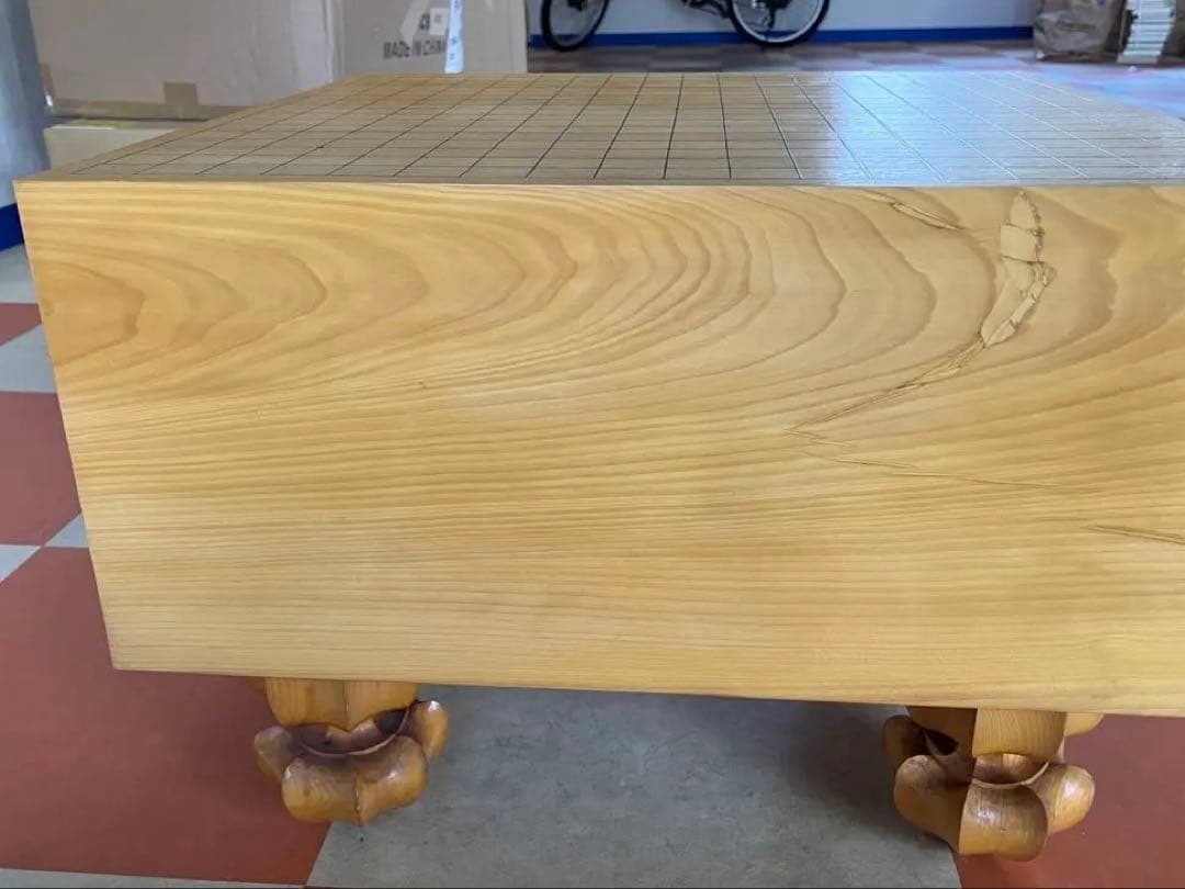 本榧囲碁盤 7寸 石つき