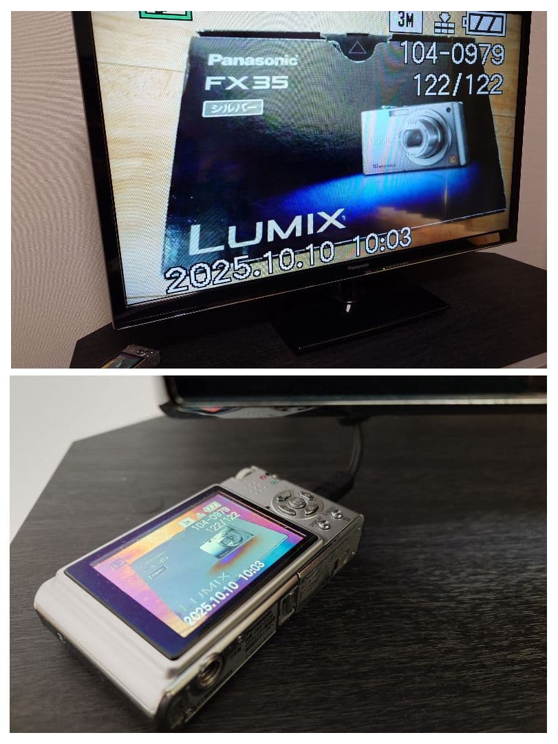 【カタログ付】Panasonic LUMIX DMC-FX35セット シルバー