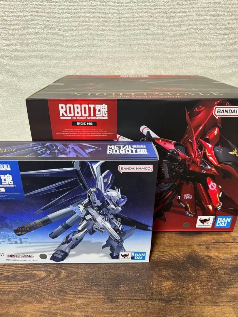 ロボット魂　ナイチンゲール　メタルロボット魂　ハイニューガンダム　2体セット