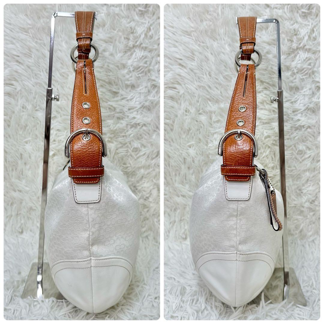 COACH コーチ ワンショルダー シグネチャー ホワイト 肩掛け y2k