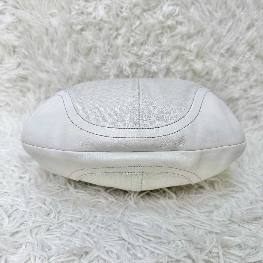 COACH コーチ ワンショルダー シグネチャー ホワイト 肩掛け y2k