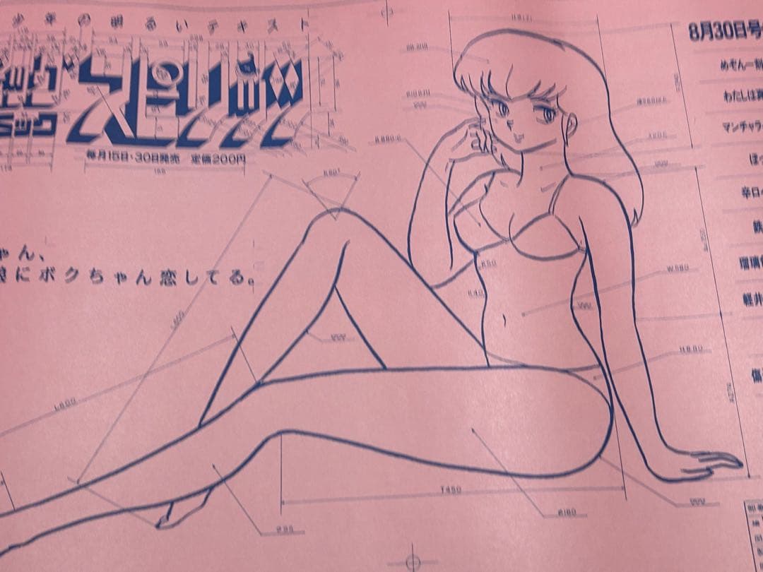 めぞん一刻 音無響子 ポスター 高橋留美子 ビッグコミックスピリッツ 非売品