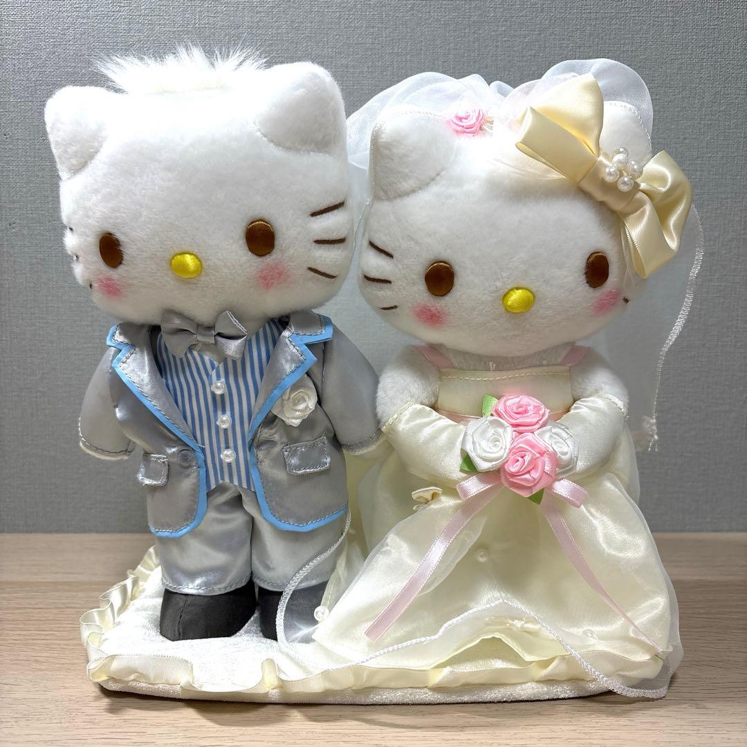 サンリオ ハローキティ&ダニエル ドールパール ぬいぐるみ 結婚　ウェディング