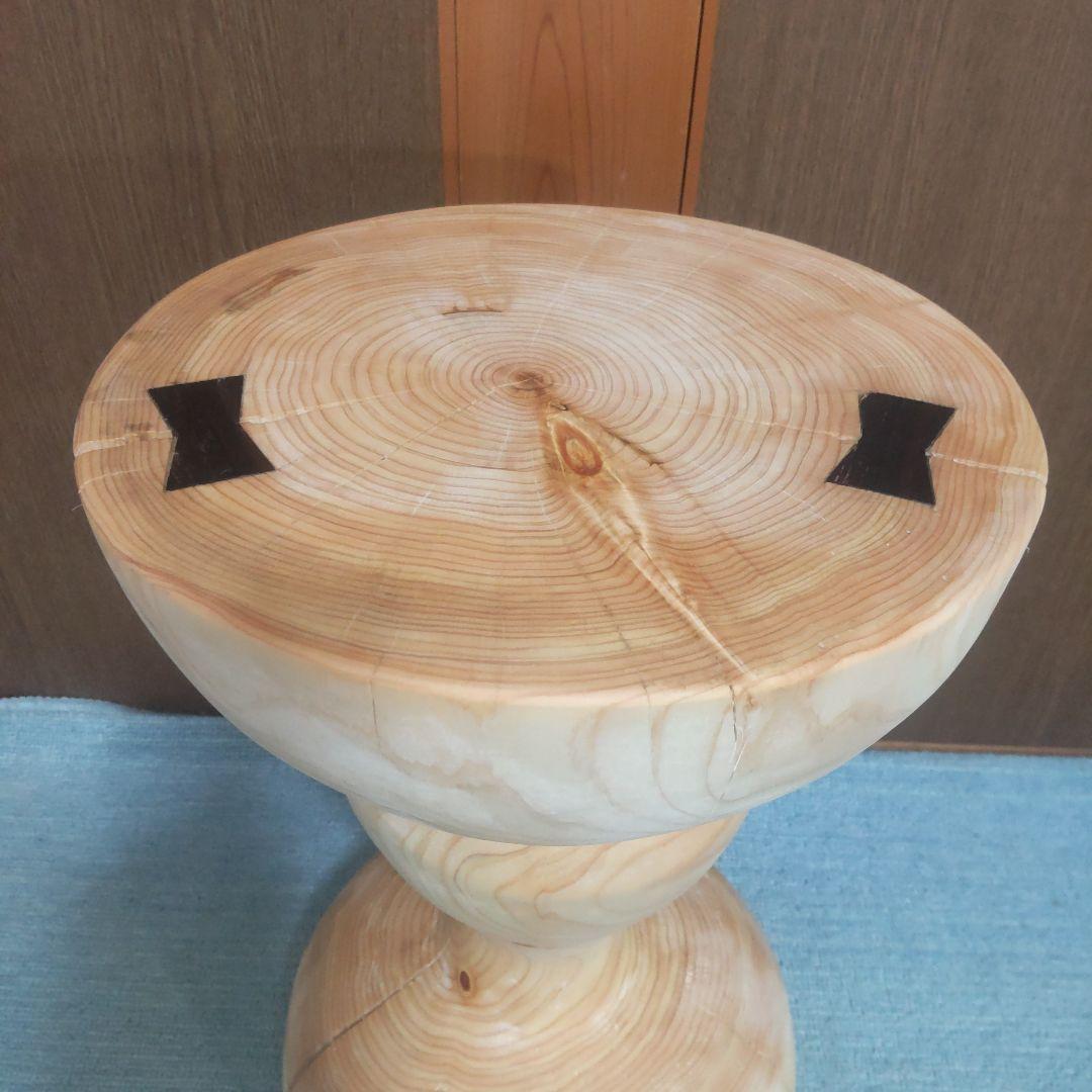 chaosさん専用檜丸太椅子スツール