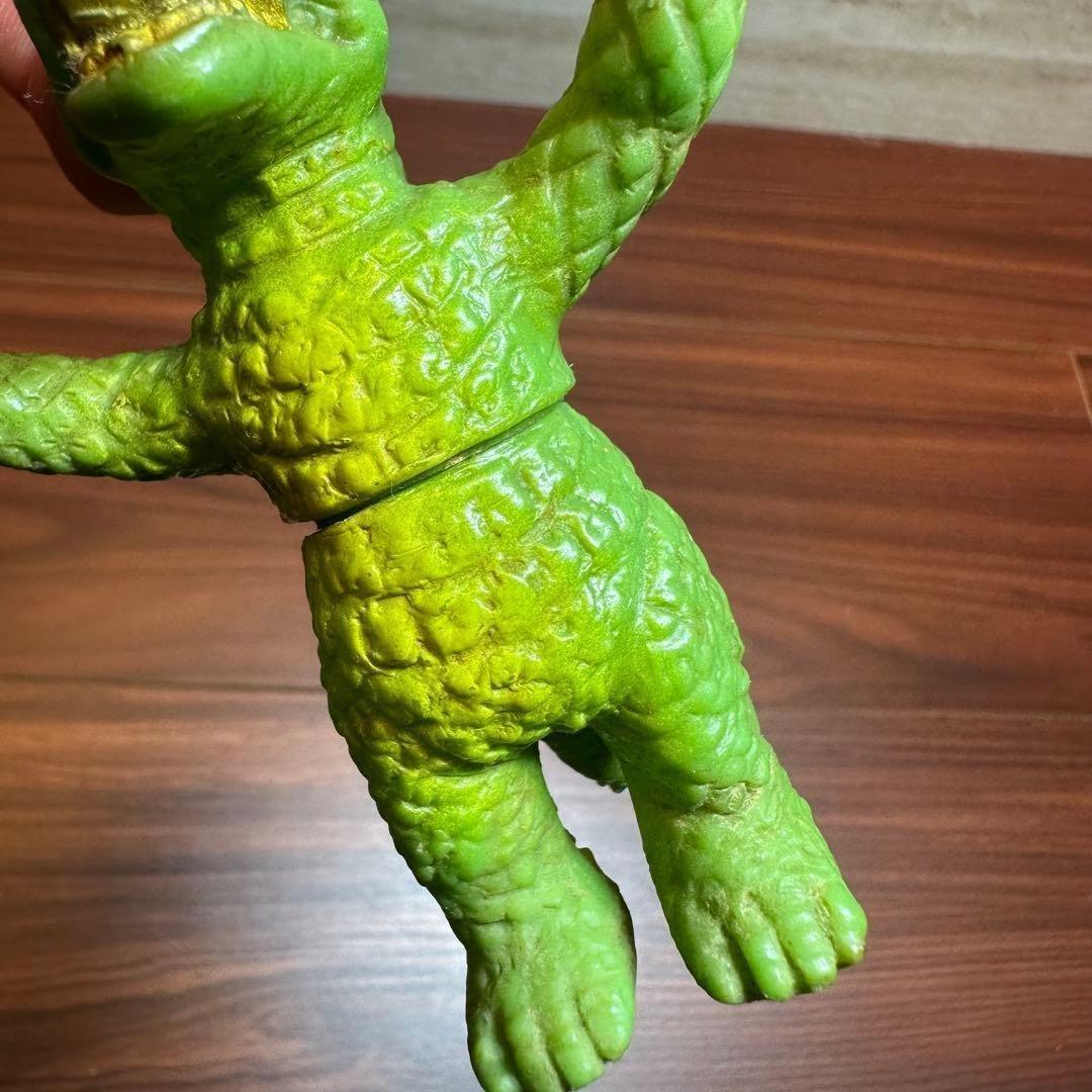 ブルマァク アンギラス ソフビ 当時物 珍色 4104