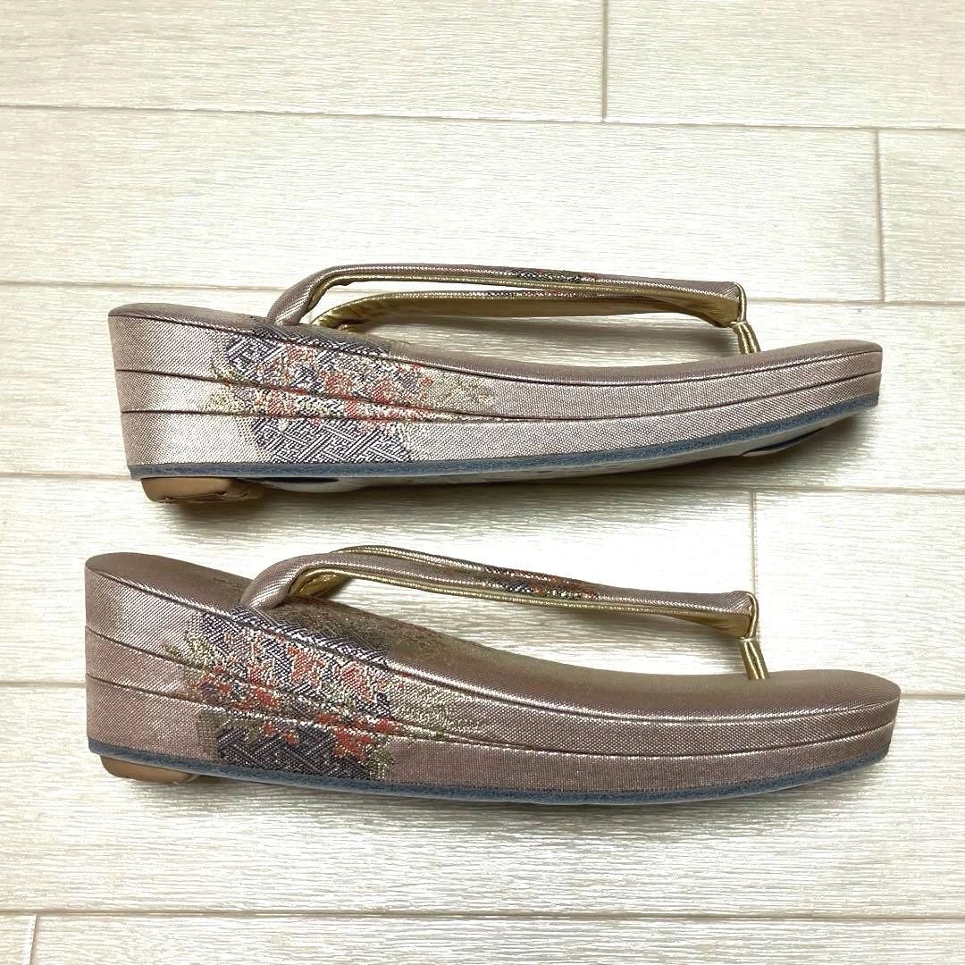 《未使用》伊と忠　草履バッグセット　帯地