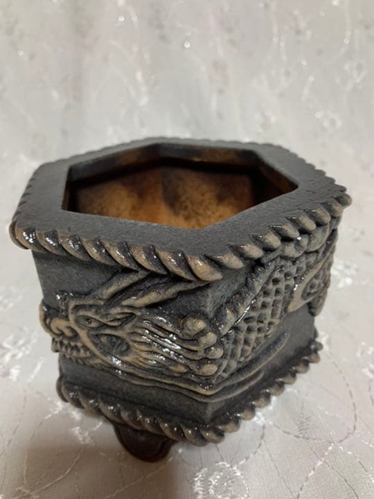 盆栽鉢　落款有り